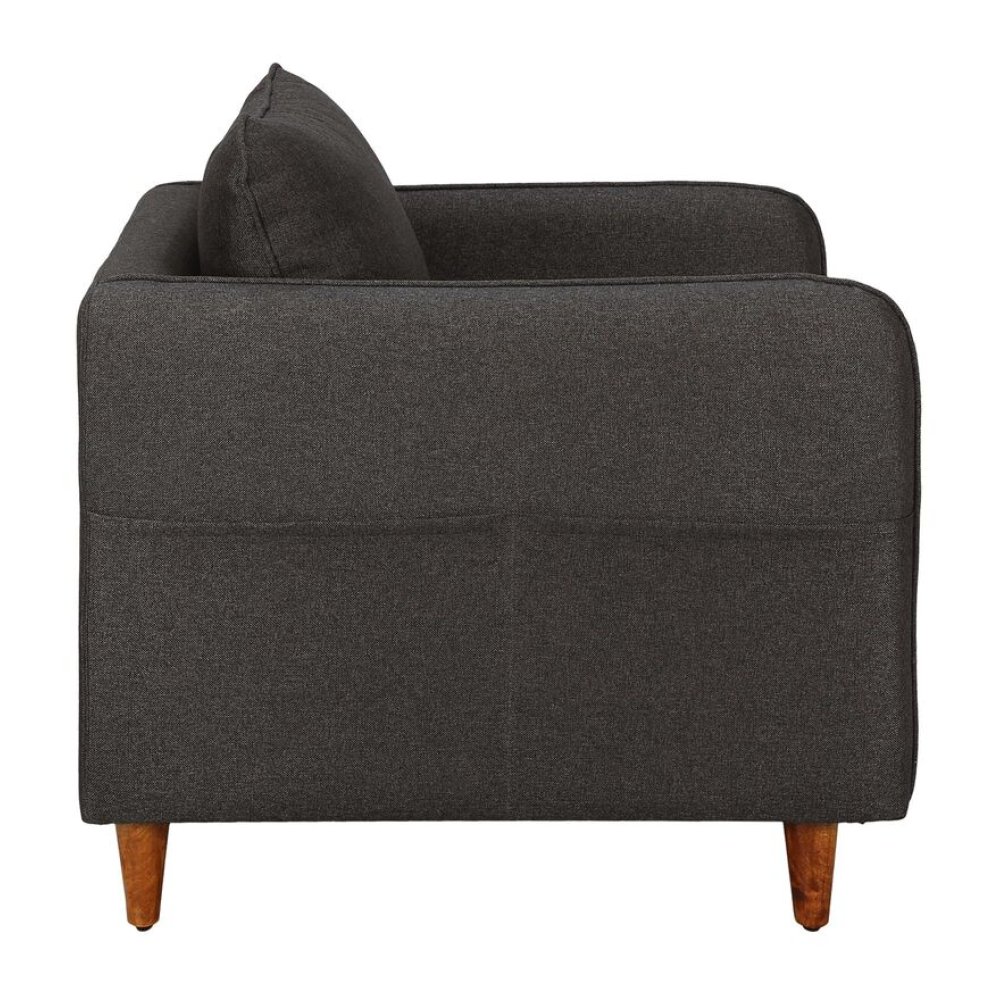 Amelio 1 Seater Sofa In Brown Colour image