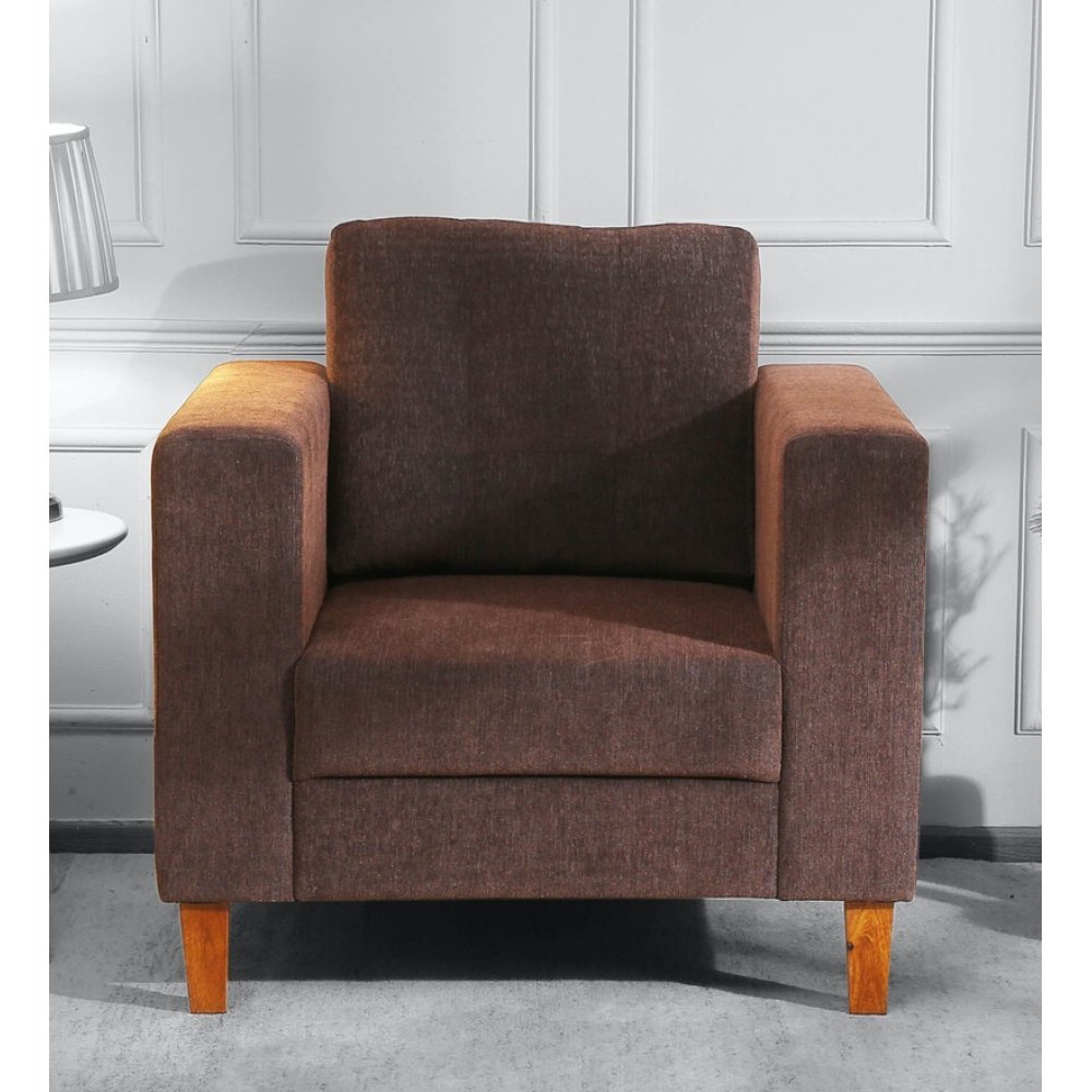 Cindy 1 Seater Sofa in Brown Colour image