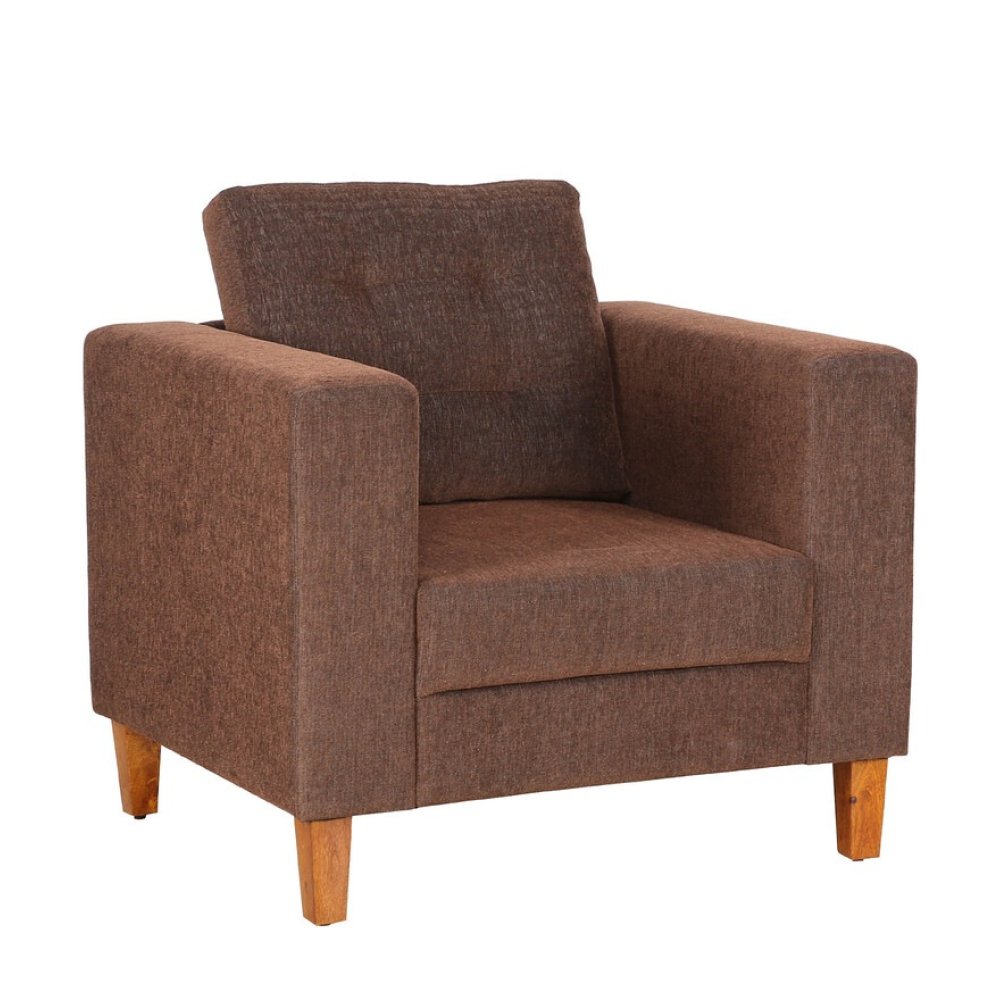 Cindy 1 Seater Sofa in Brown Colour image