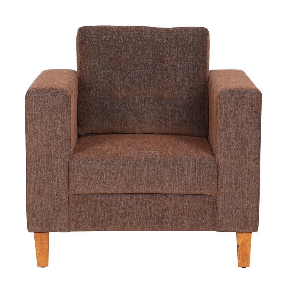 Cindy 1 Seater Sofa in Brown Colour image