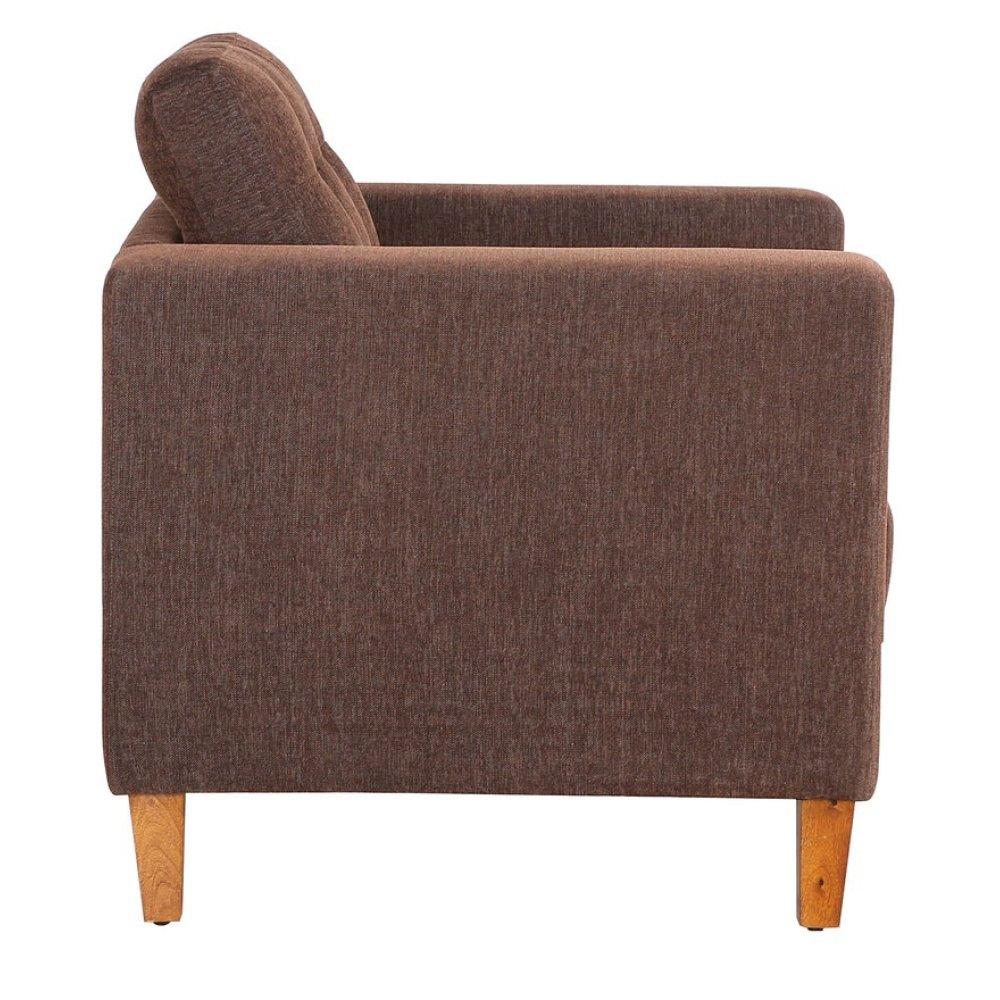 Cindy 1 Seater Sofa in Brown Colour image