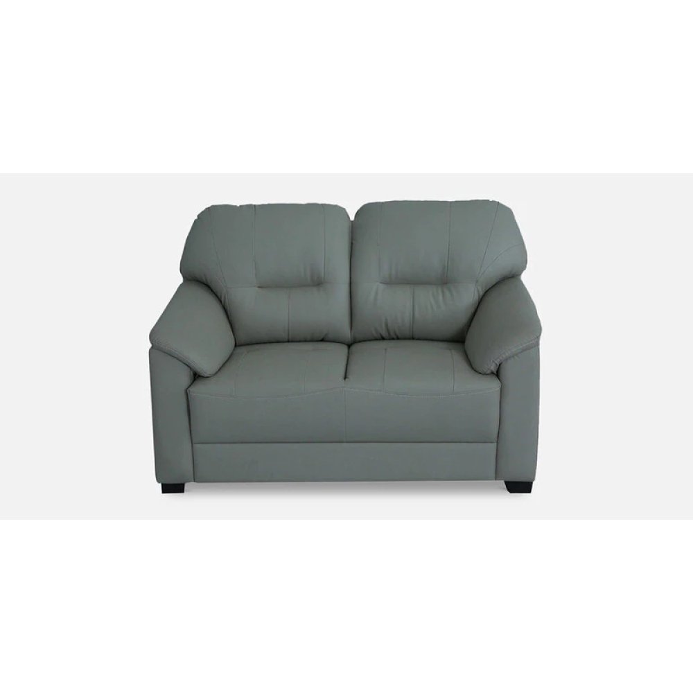 Croma Leatherette 2 Seater Sofa in Grey Color image
