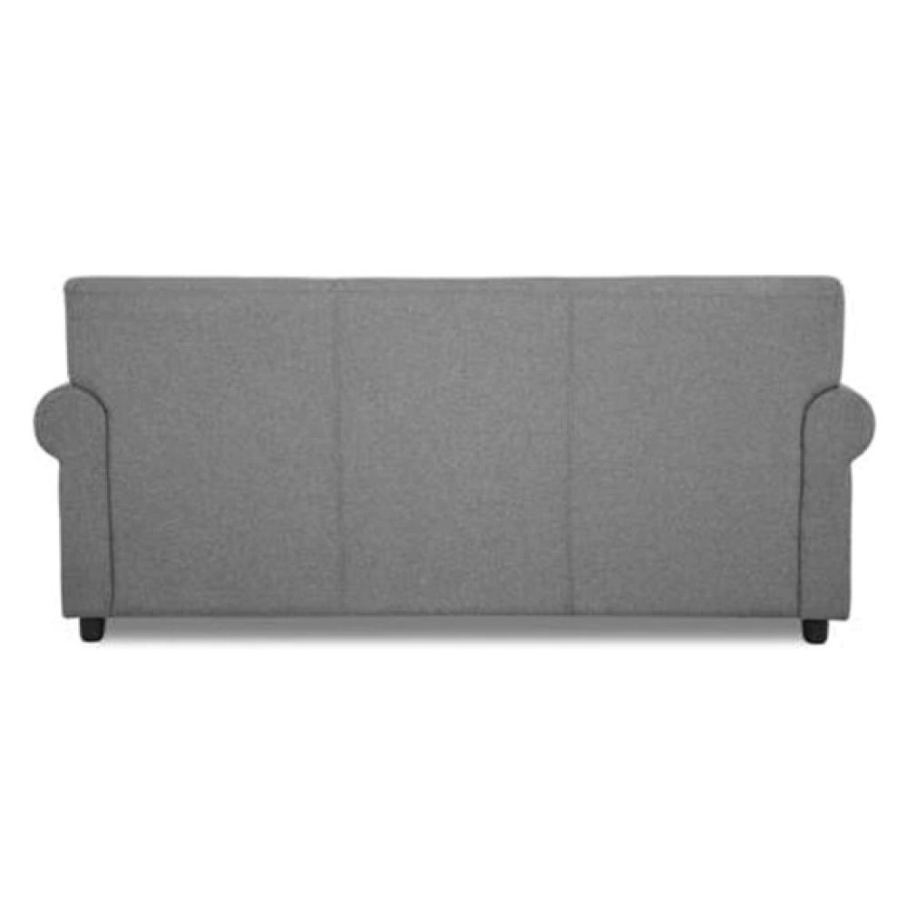 Elias Fabric 3 Seater Sofa in Grey Color image