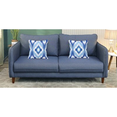 Amelio 3 Seater Sofa In Blue Colour