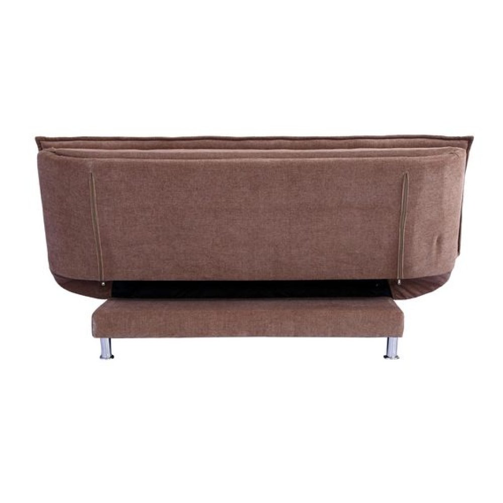 Dolphin Convertible Sofa Cum Bed in Light Brown Colour image