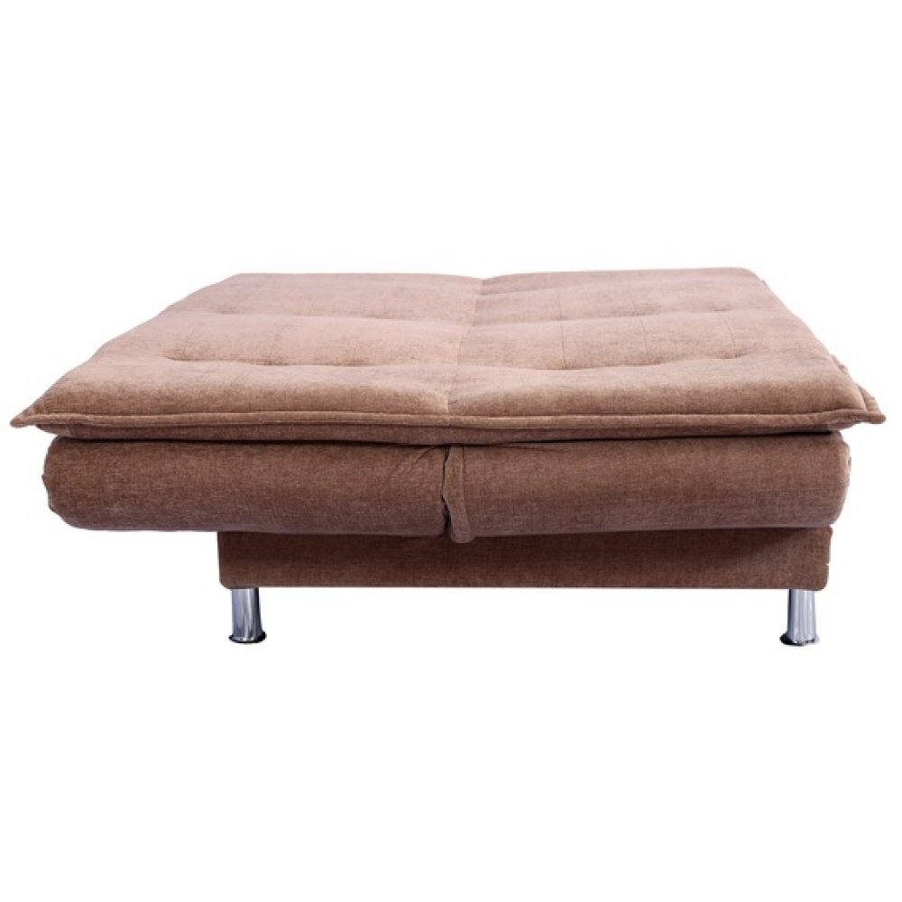 Dolphin Convertible Sofa Cum Bed in Light Brown Colour image