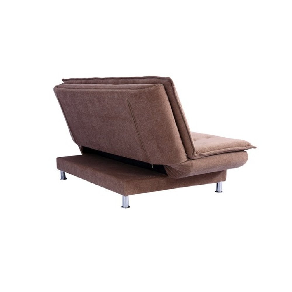 Dolphin Convertible Sofa Cum Bed in Light Brown Colour image