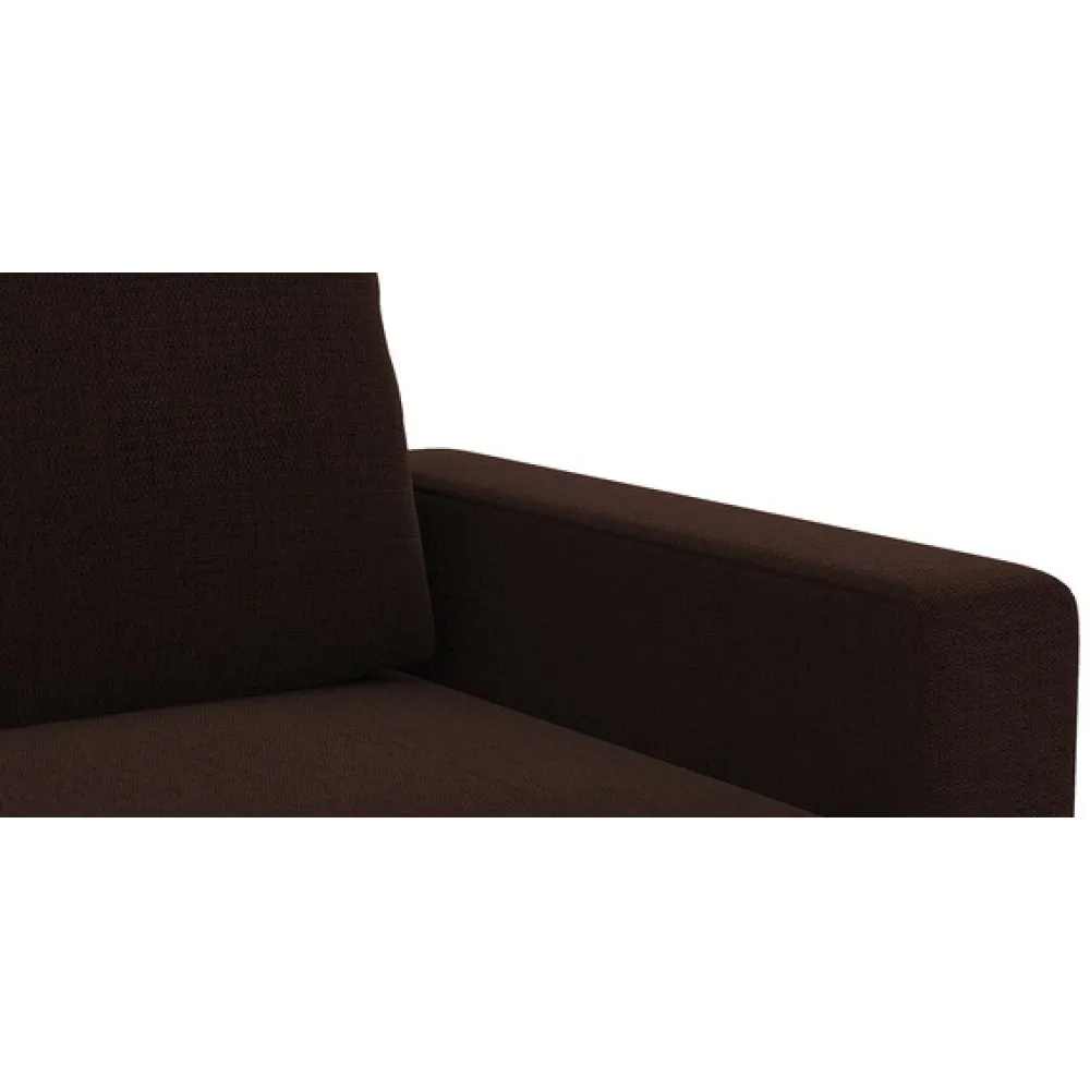 Jordan Fabric RHS Sectional Sofa in Brown Colour image